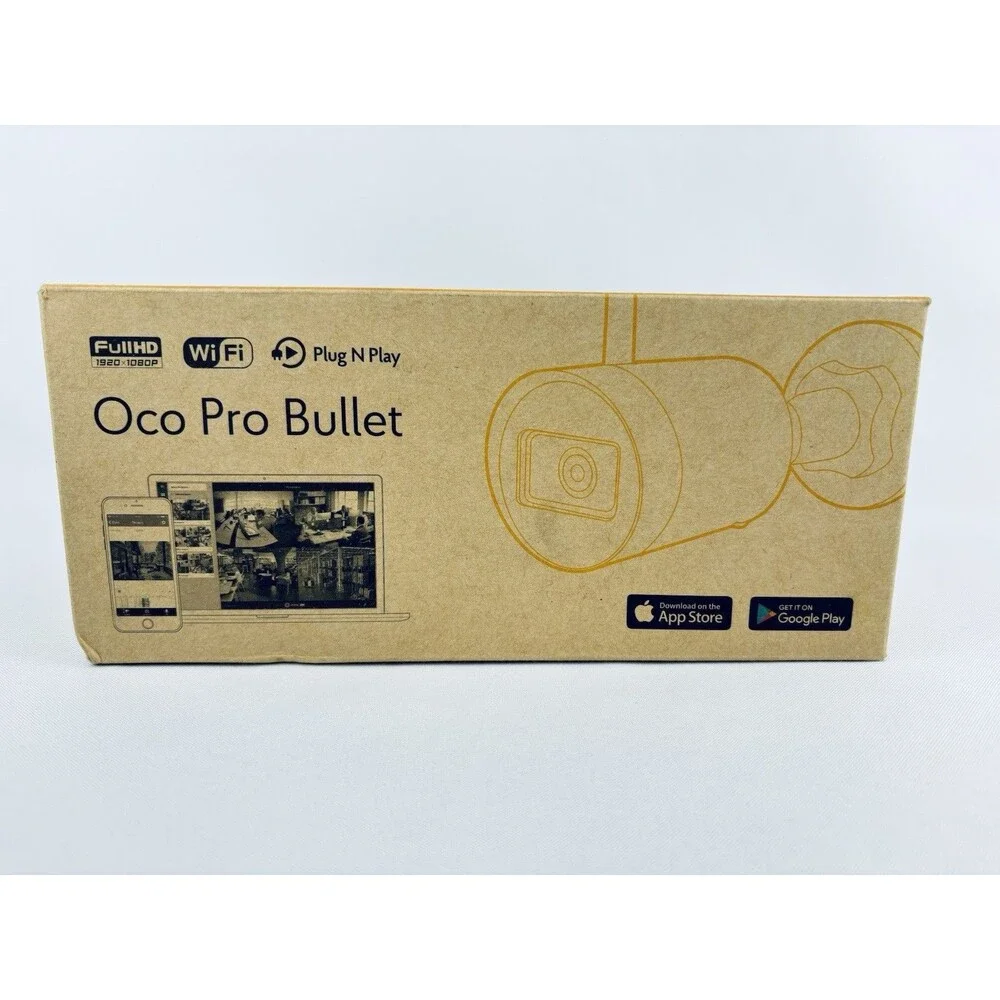 OCO Pro‎ Bullet v3 Wi-Fi 1080p Wireless Security Camera Cloud Night Vision & Mic